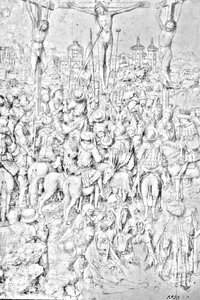 Kruisiging van Christus door Workshop of Jan van Eyck